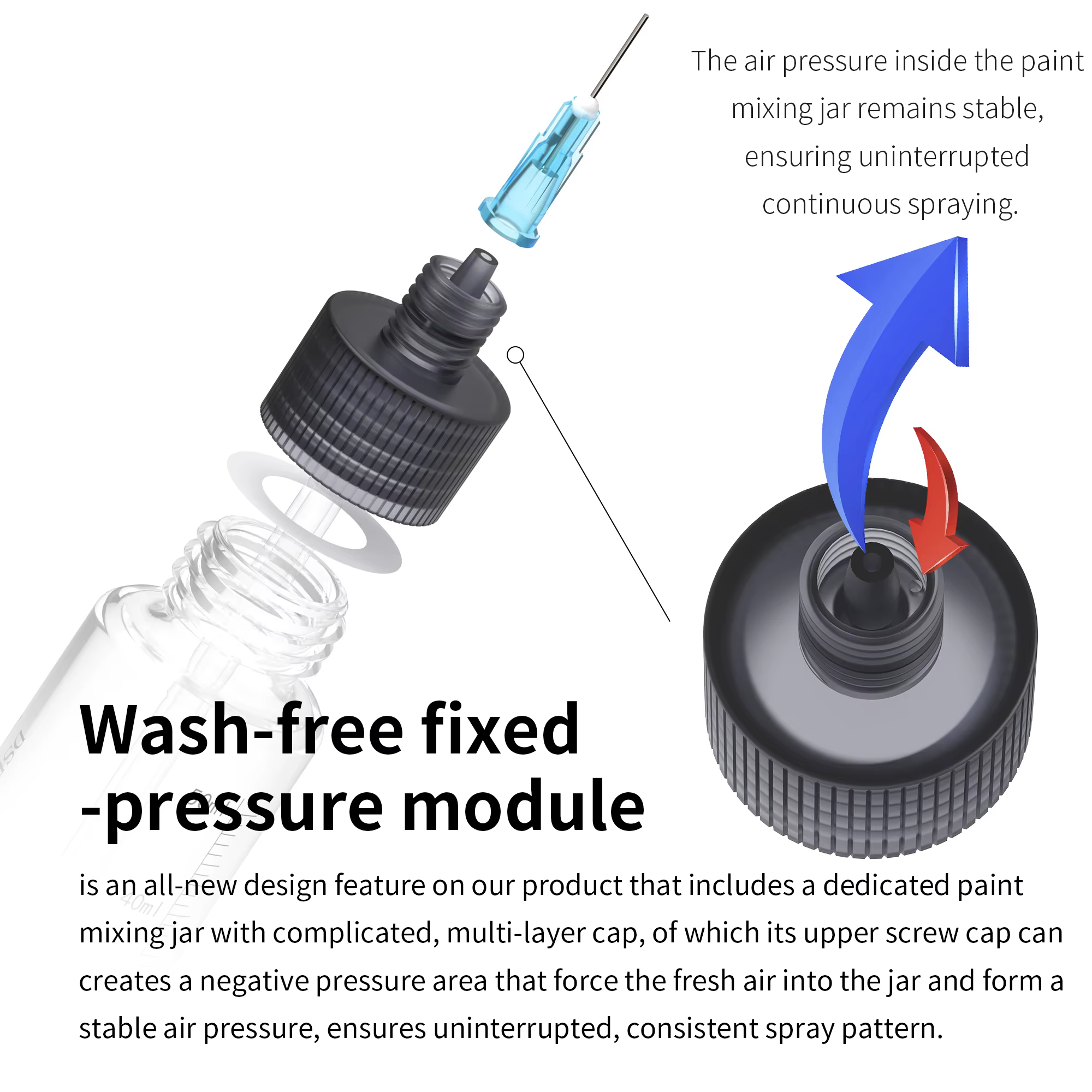 【DSPIAE PT-AB】 aérographe sans lavage avec support marqueur pour peinture de modèles à l'échelle cha