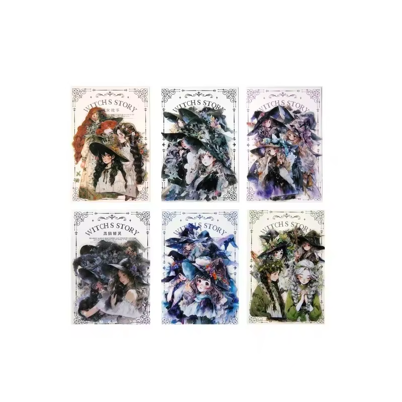 Lot de 10 autocollants « Strange Story Handbook » pour scrapbooking, matériel de décoration DIY, fou