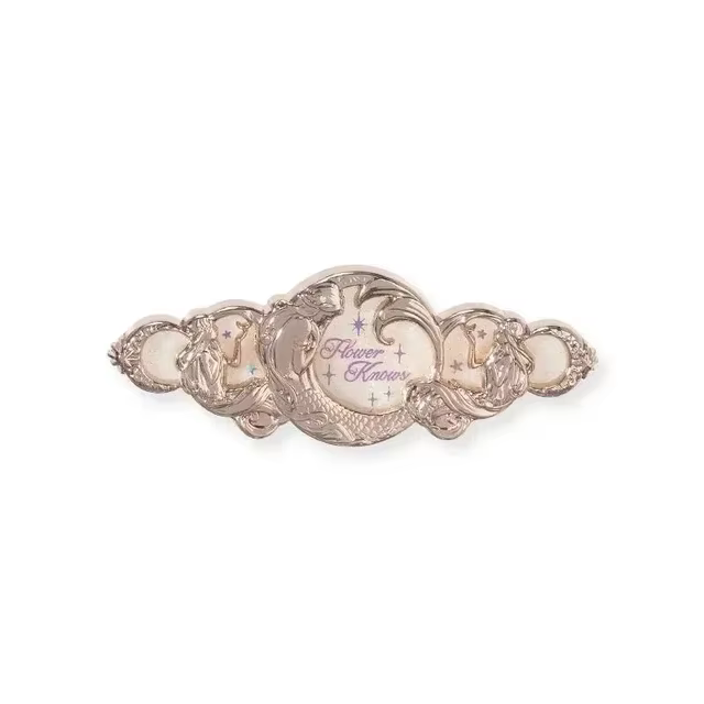 Pince à cheveux série sirène au clair de lune, pince à cheveux en acétate, accessoires pour cheveux,