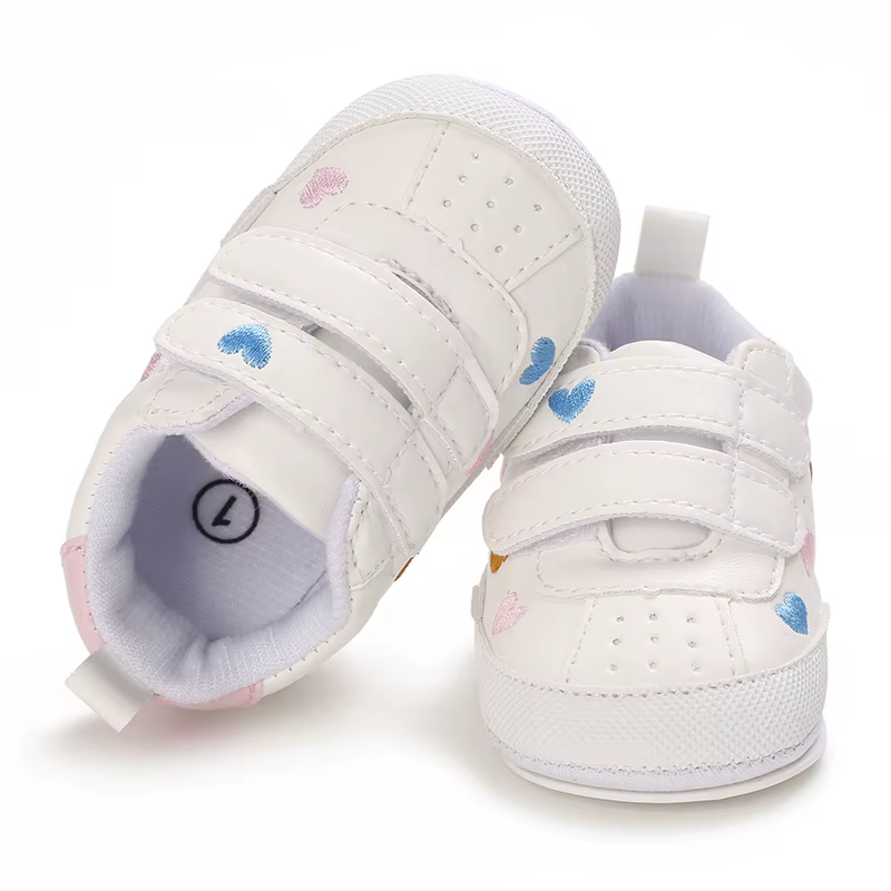 Chaussures décontractées pour bébé fille, jolies baskets à semelle souple, pour les premiers pas de 