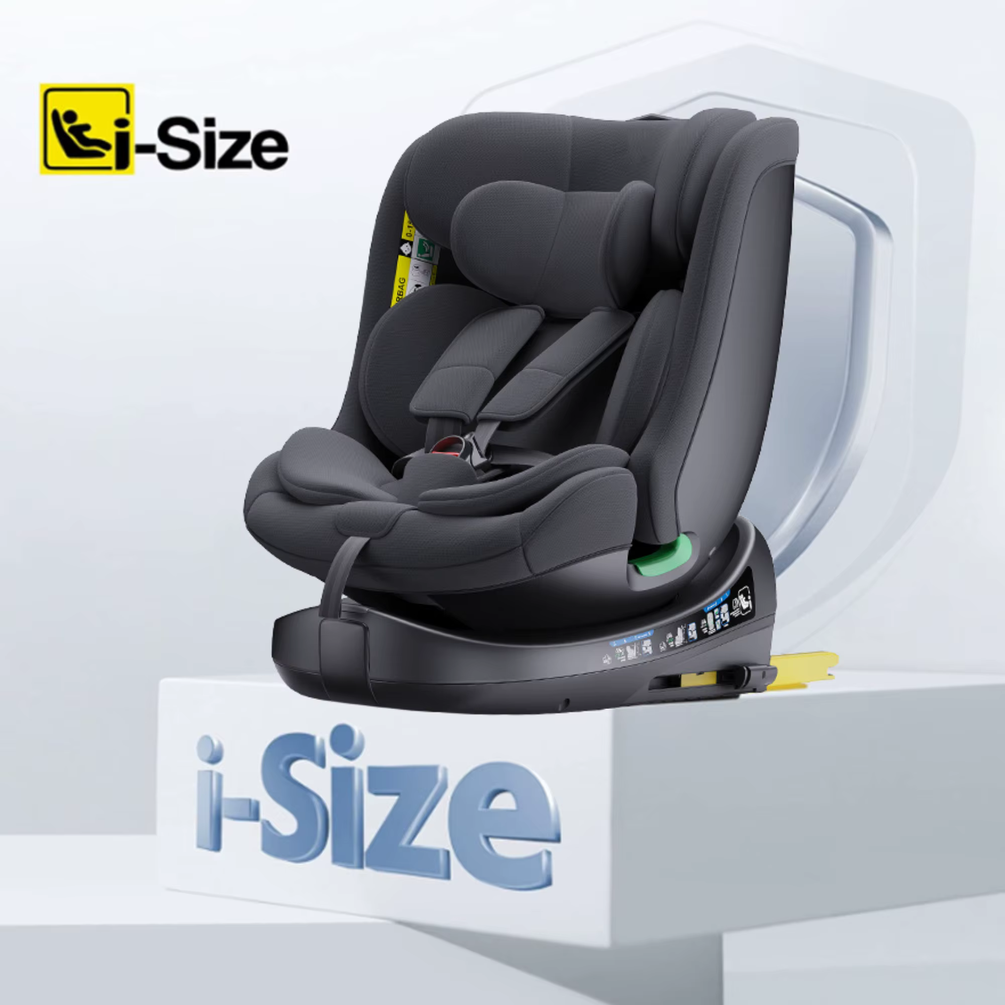 Sièges auto pour enfants avec ISOFIX pour bébé, réglables, rotation à 360°, angle réglable, 0-12 ans