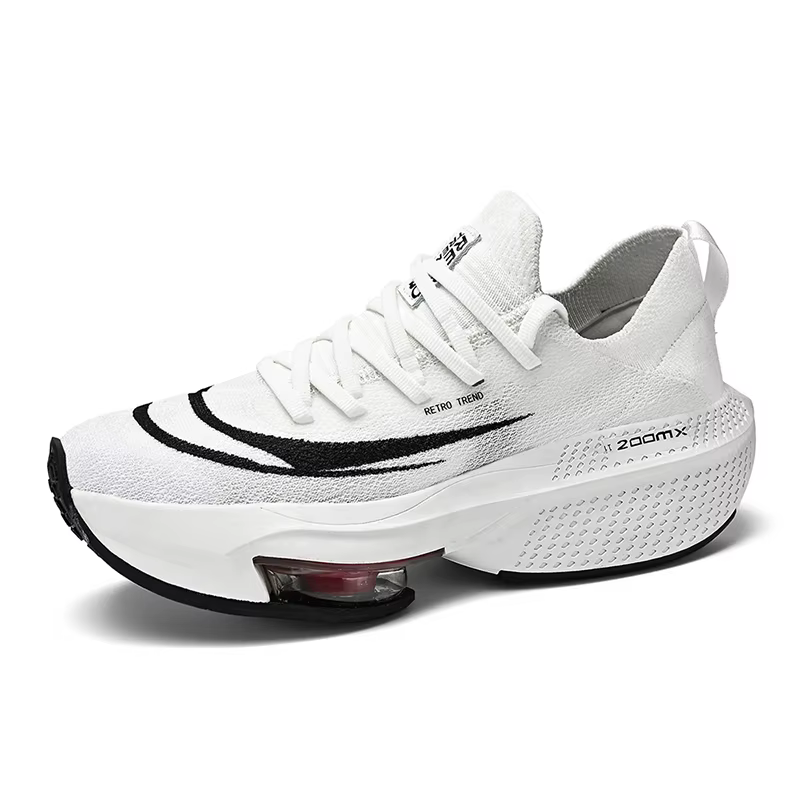 Marathon coussin d'air hommes chaussures de course respirant marathon sport gihtweight baskets femme