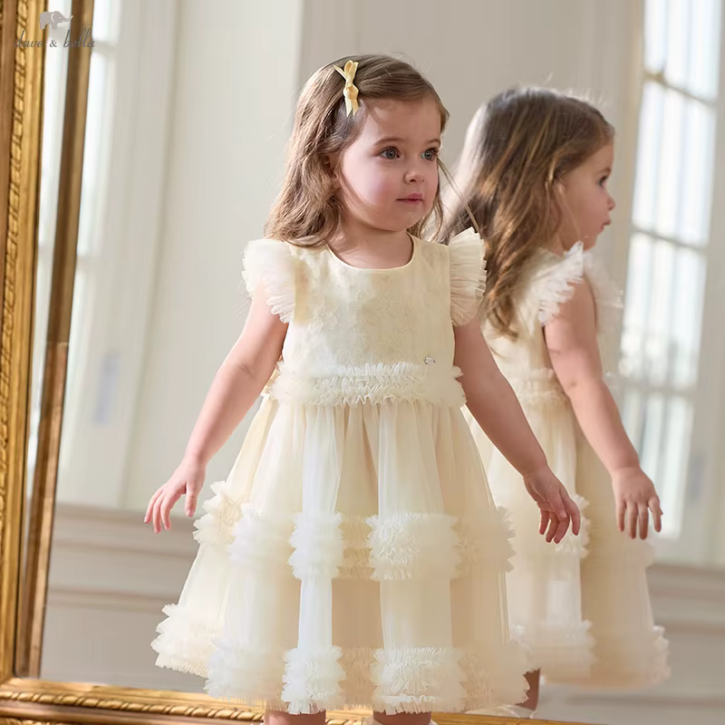 Dave Bella – robe d'été pour filles, nouvelle collection, douce charme, mignonne, élégante, en maill