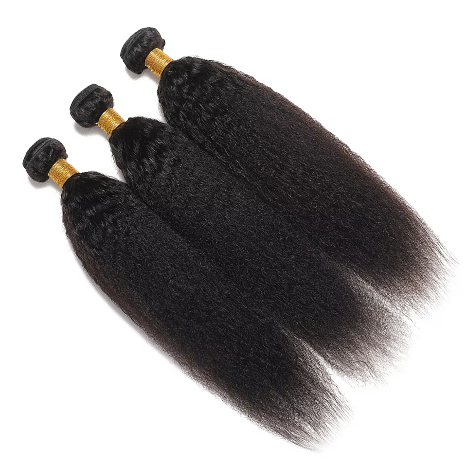 Bundles de cheveux brésiliens crépus pour femmes noires, extensions de cheveux humains Remy, vague d