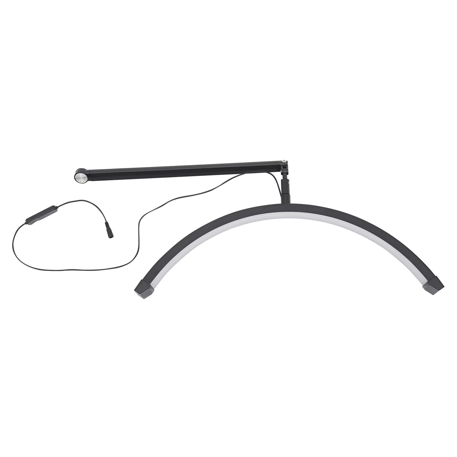 Lampe LED 36W pour extensions de cils, hauteur réglable, 360° ° Lampe à ongles rotative sur roulet