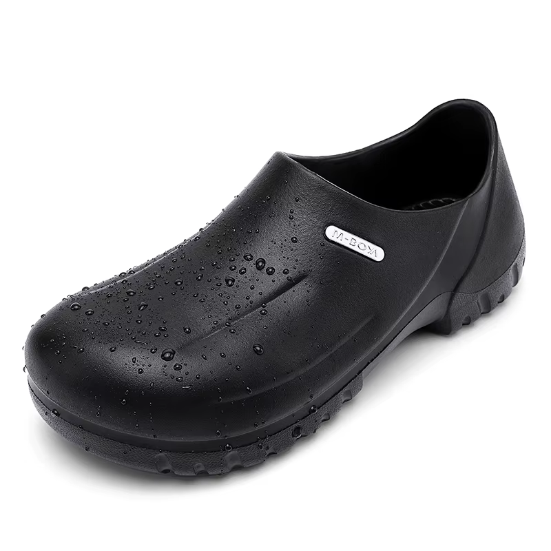 Sabots de sécurité de cuisine professionnels, chaussures de travail de Chef imperméables avec embout