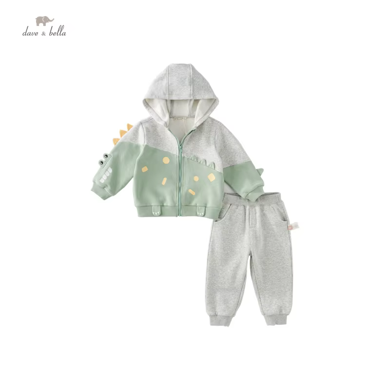 MAC-Tricot deux pièces pour enfants, mode décontractée, sports de plein air, automne, DB3236883