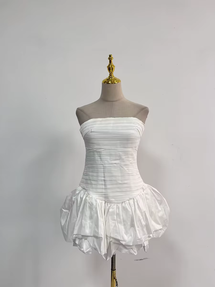 TWOTWINSTYLE – robe amincissante imprimée couleur pour femmes, sans bretelles, sans manches, taille 