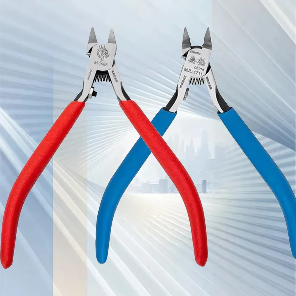 Pince à modèle MJL M-1711, outils de construction de modèles Gundam Ultra-fins à un seul bord pour l