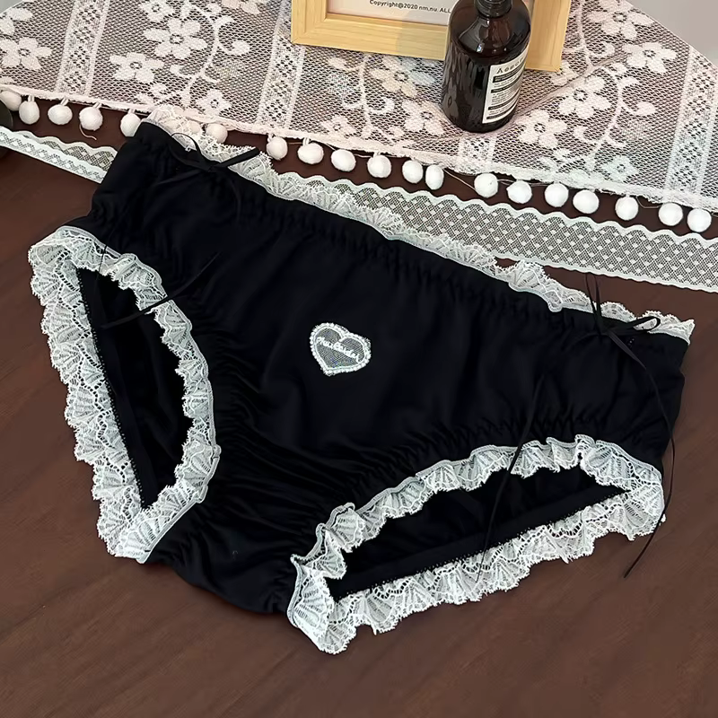 Culotte Sexy grande taille ropa intérieur femenina dentelle lenceria doux calzones para mujer haute 