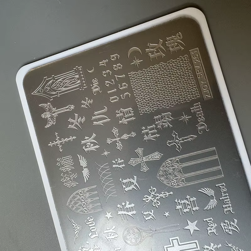 XMQ STAMPING NAIL PLATES CRUCIFIX TEMPLATES HALLOWEEN IMAGEPLATE