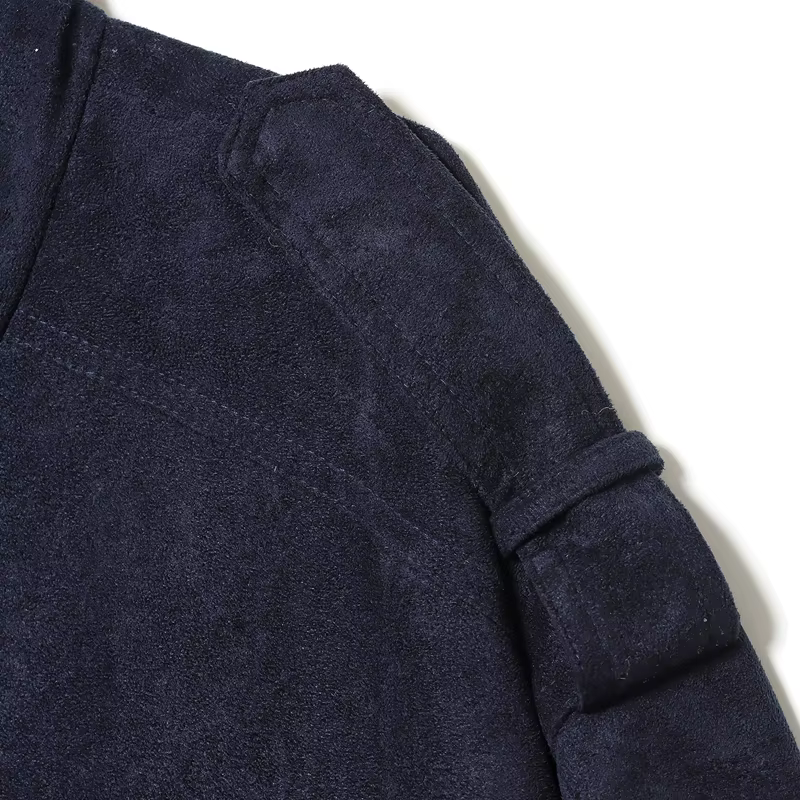 HXAO nouveauté veste en daim vestes pour femmes automne gris foncé kaki Bomber veste Chic fermeture
