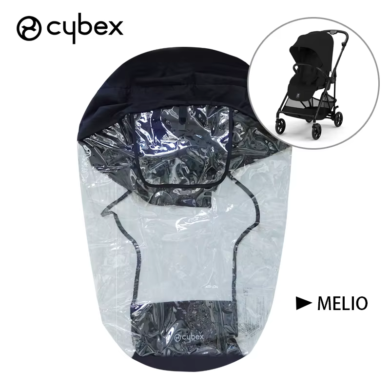 Housse de pluie pour Buggy Cybex Priam Mios Melio Coya EVA, imperméable, transparente, coupe-vent, o