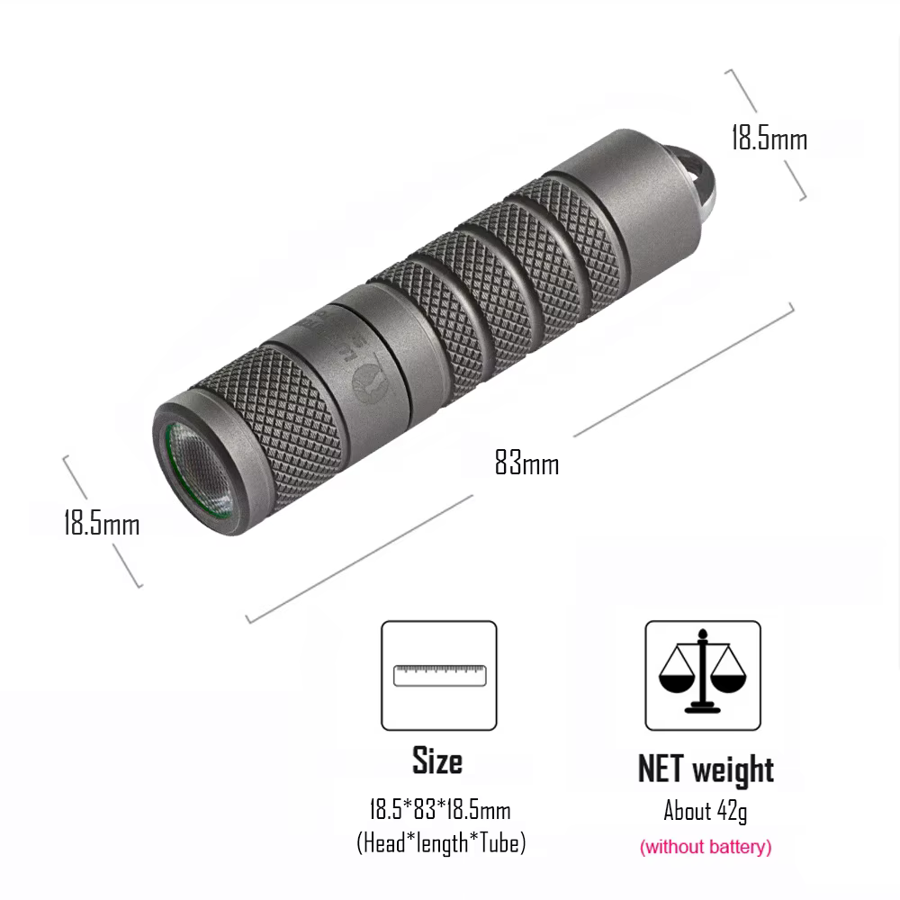 Lampe torche LED EDC haute puissance, porte-clés, avec base magnétique, lampe d'extérieur, lanterne