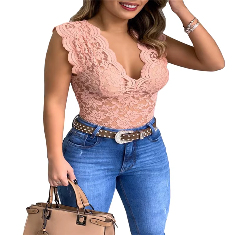 Femmes été Sexy dentelle Crochet Cardigan décontracté couleur unie hauts femme tendance dentelle évi
