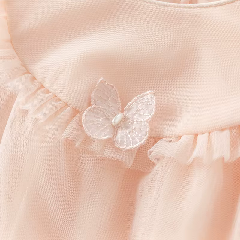 Dave Bella – robe de princesse en maille pour filles, nouvelle collection printemps 2021, breloque p