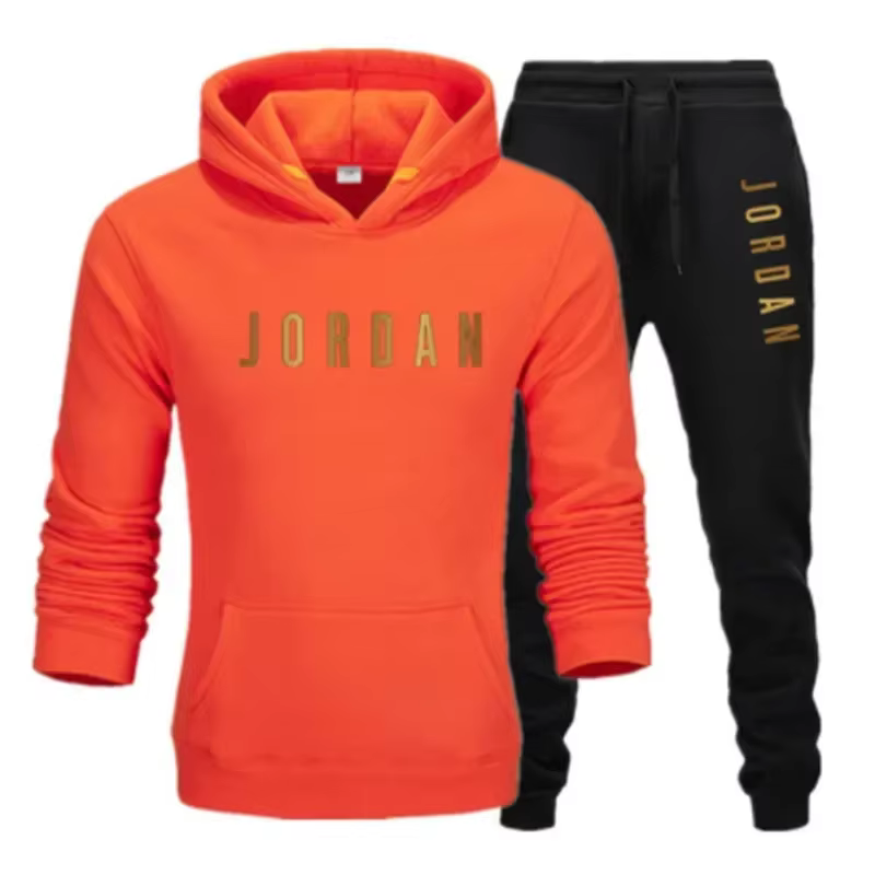Gran oferta de primavera de la temporada, Sudadera con capucha forrada de lana conjunto informal sud