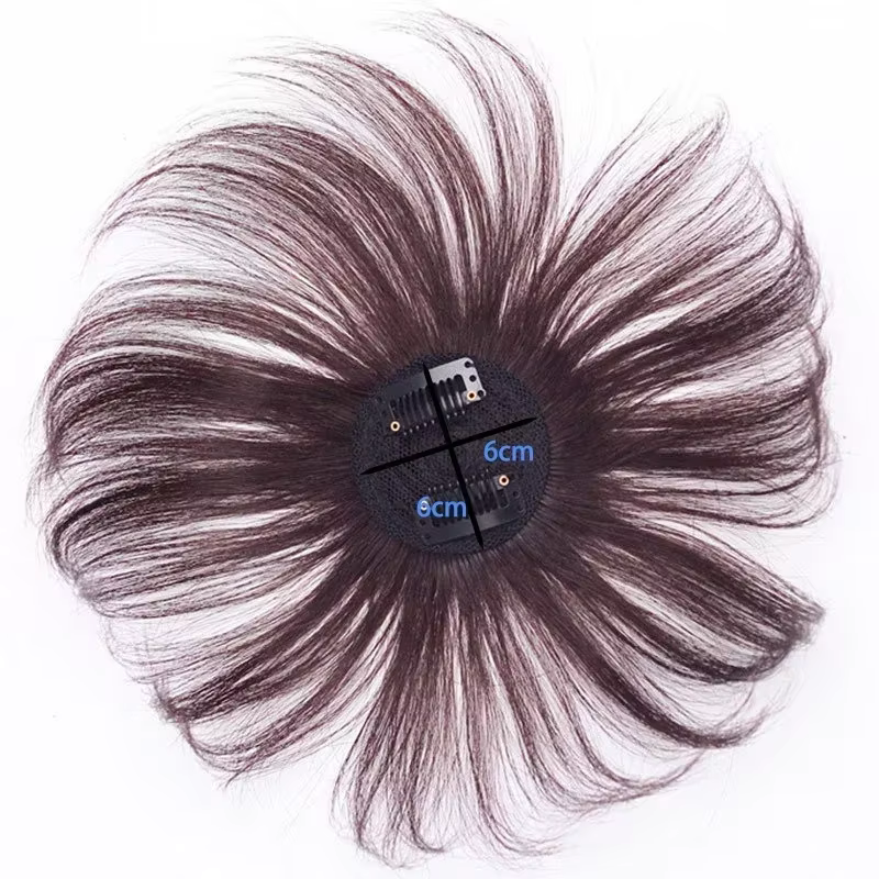 Toppers de cheveux humains de réparation de cheveux supérieurs légers, postiche naturelle, extension