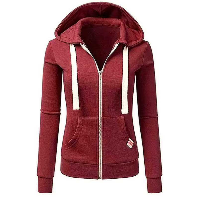 Sweat à capuche de sport personnalisé pour femmes, nouvelle mode automne/hiver, manches longues, cor