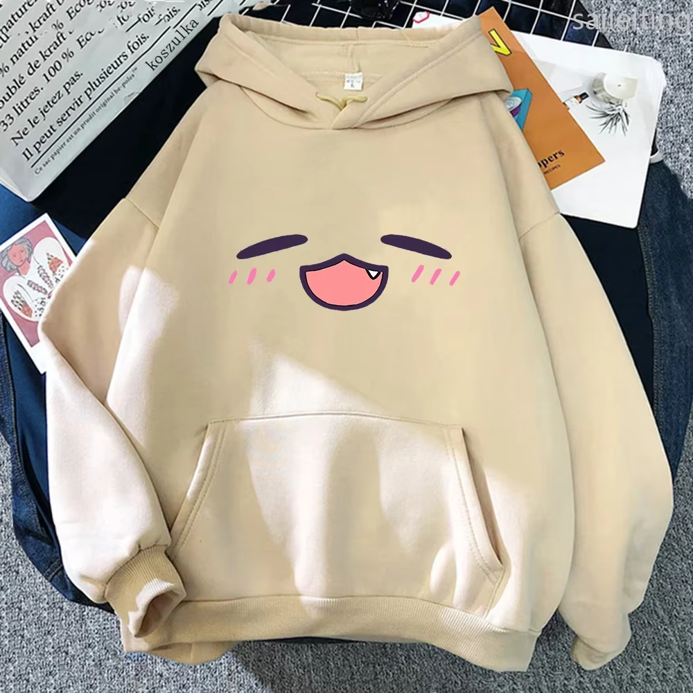 TakoTakodachi Anime kangourou poche Hololive hiver femmes printemps haut d'automne sweat Vintage Har