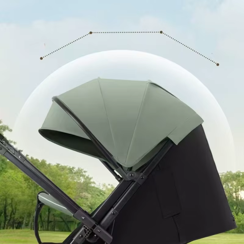 2025 nouveau QQ1 bébé poussette peut s'asseoir ou poser léger pliable bidirectionnel Portable pousse