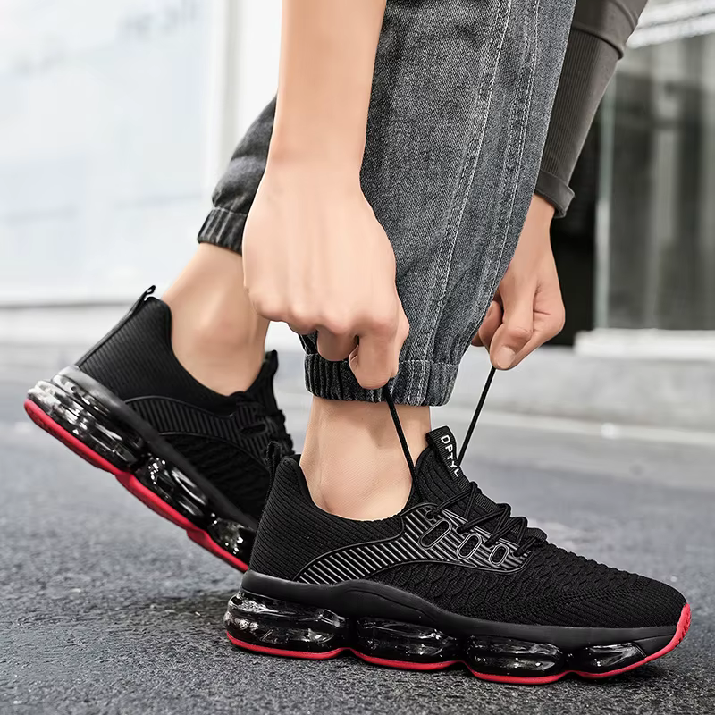 Chaussures de course Marathon avec plaque en carbone et coussin d'air pour hommes, respirantes, légè