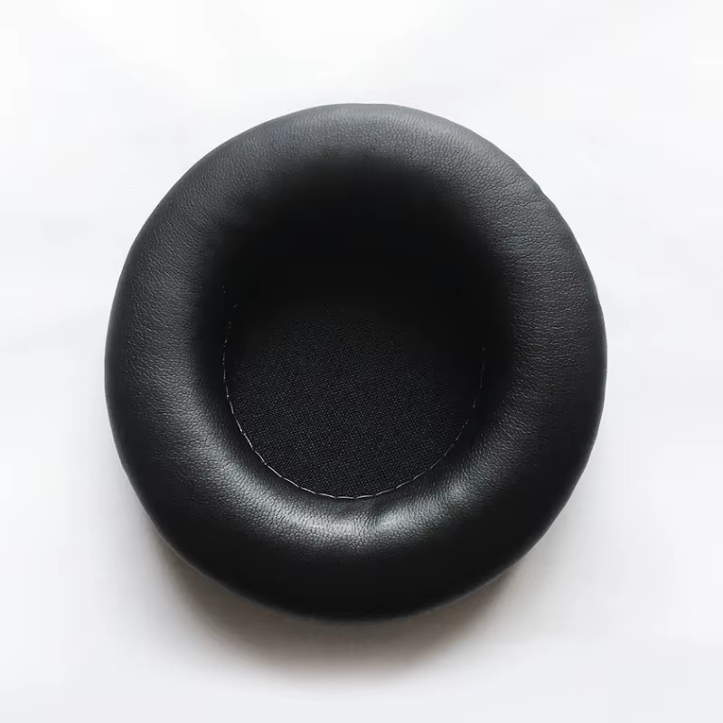 Coussinets d'oreille en mousse de cuir éponge pour casque, housses de coussin, 40mm, 50mm, 55mm, 60m