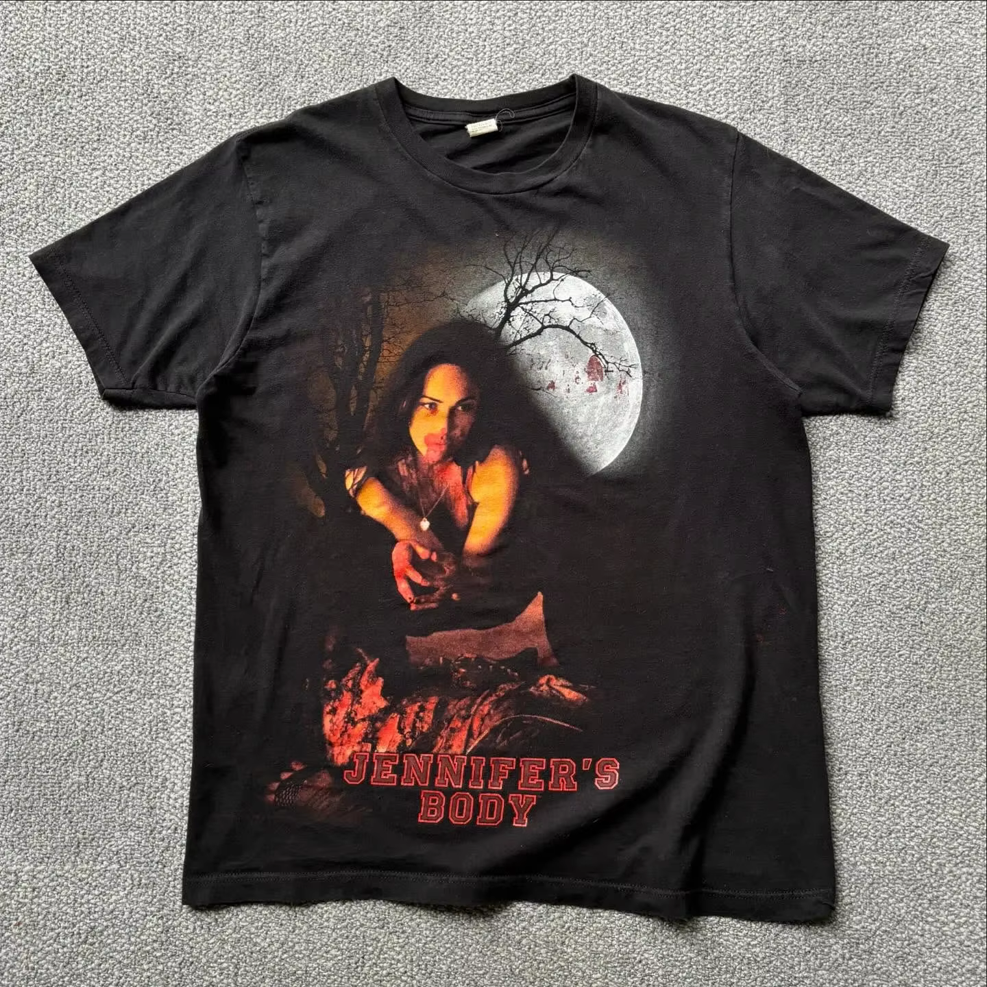 Streetwear Vintage femmes Jennifer's Body horreur cinéma film T-Shirt hommes surdimensionné coton T-