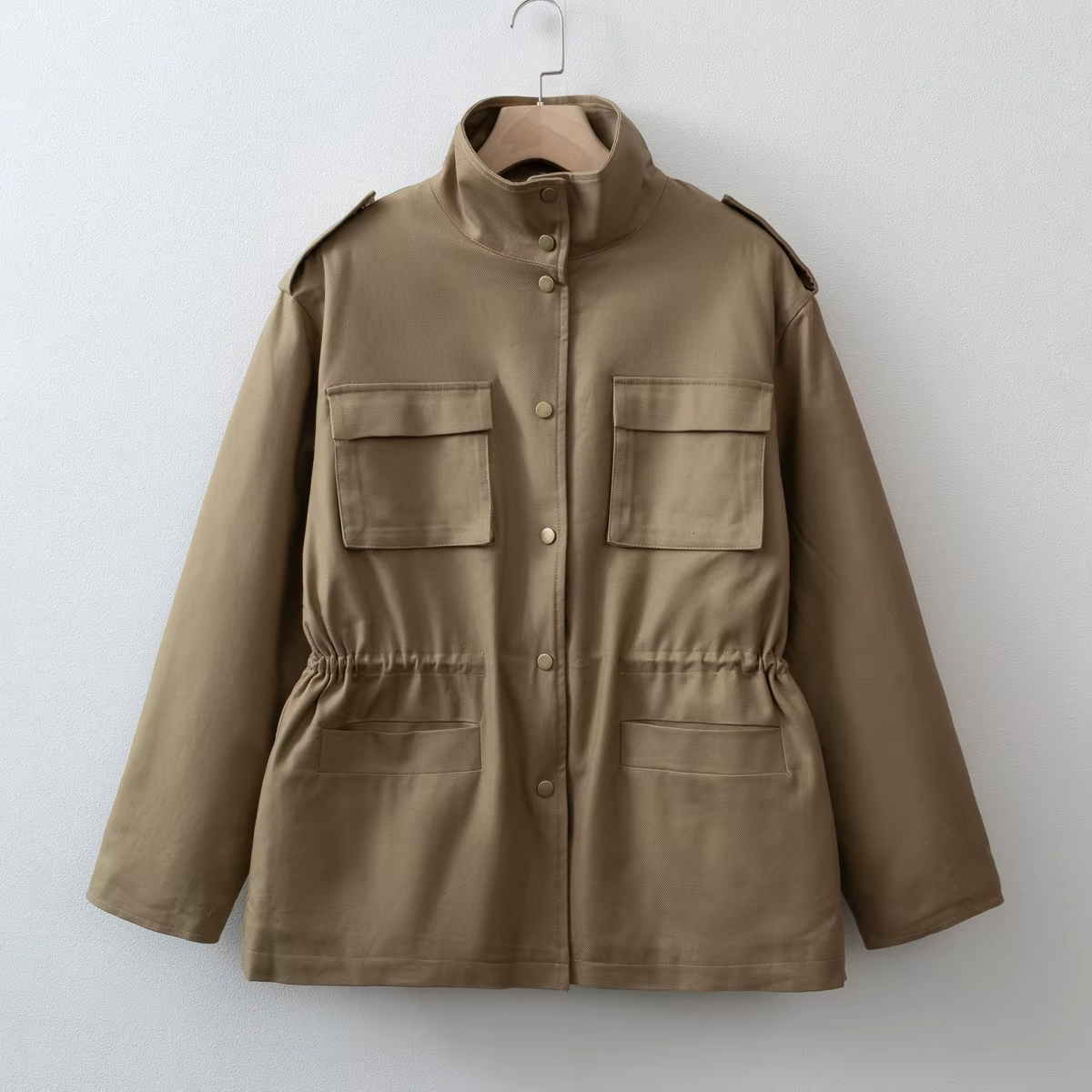 Veste décontractée pour femme 2026 à col montant – Manteau élégant