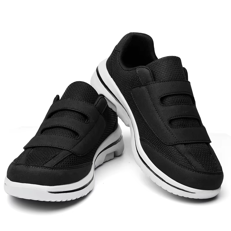 Chaussures larges réglables pour diabétiques, orthopédiques, gros pieds gonflés, éversion du pouce,