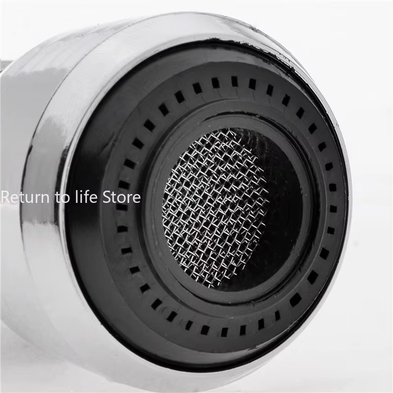 Robinet de cuisine en acier inoxydable, économie d'eau, buse haute pression, adaptateur de robinet, 