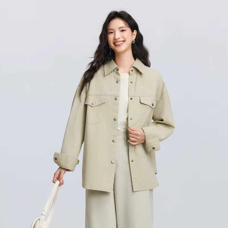 Chemise à manches longues pour femme Semir, mi-longue, oversize, nouvelle collection printemps 2025,