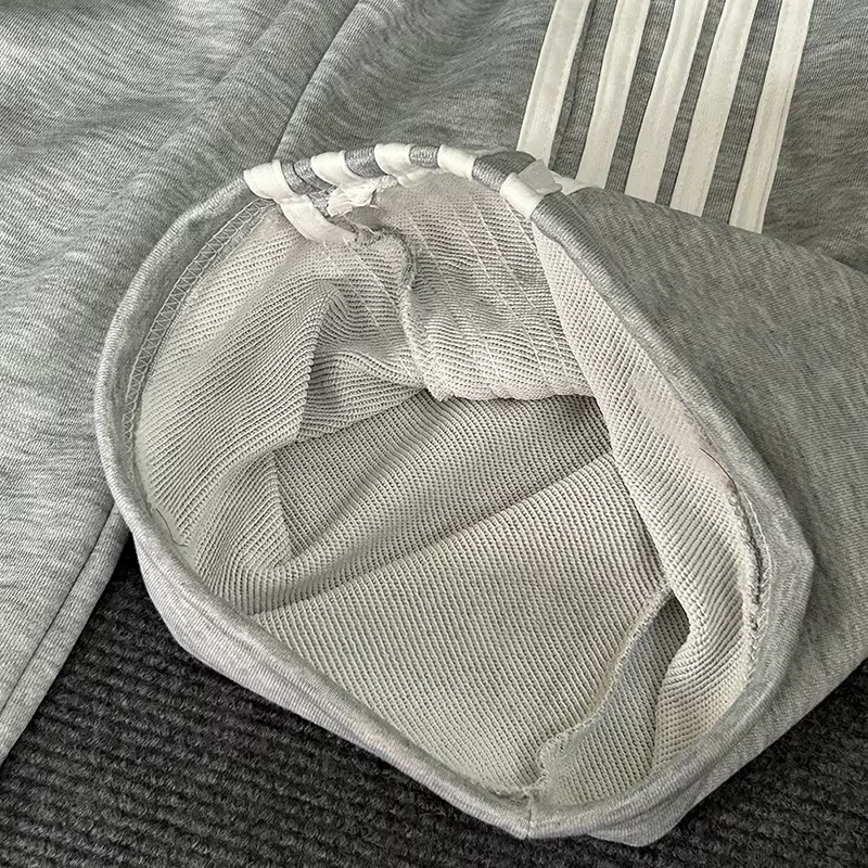 Pantalon décontracté à Double taille à carreaux pour femmes, ample, mode de rue, avec lettres brodée