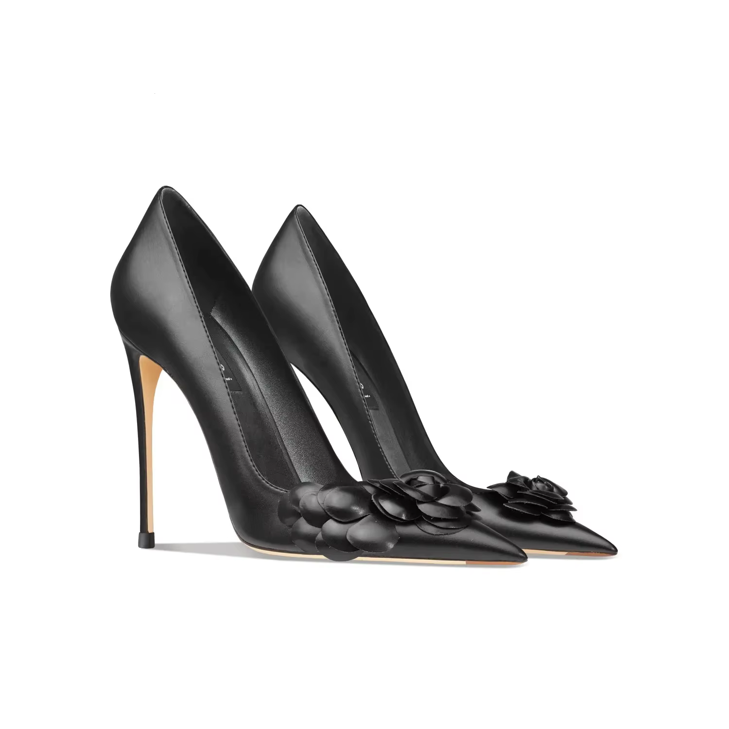 Nouvelles Chaussures à Talons Hauts Pointus Classiques pour Femmes 2026, Grandes Fleurs, Confortable