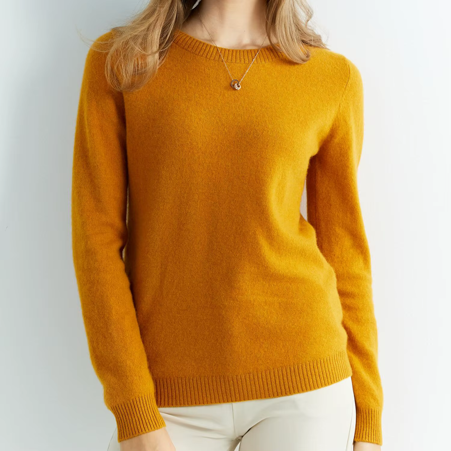 Chandails tricotés pull en cachemire femmes 100% laine mérinos col rond pulls Vintage 2022 hiver aut