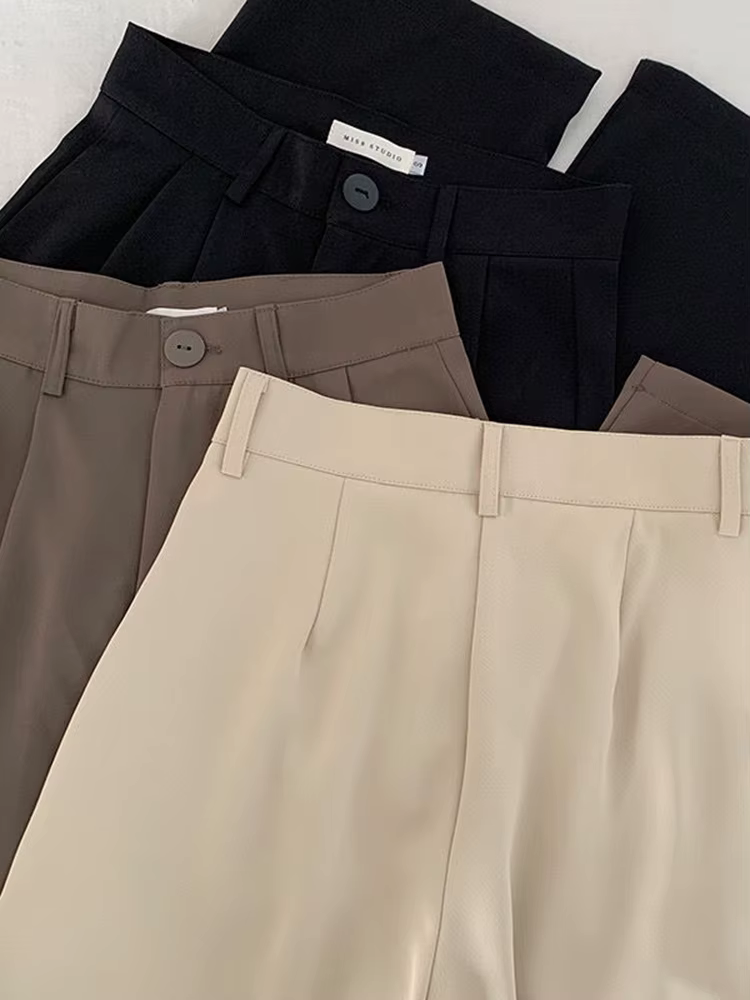 JMPRS taille haute femmes costume pantalon automne droit bureau dames mode coréenne pantalon décontr