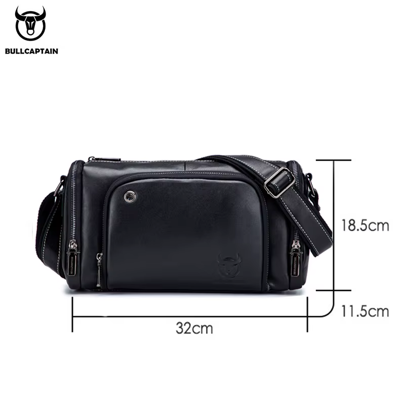 Bullcaptain sac à bandoulière pour hommes sport Fitness affaires sac à bandoulière voyage en plein a