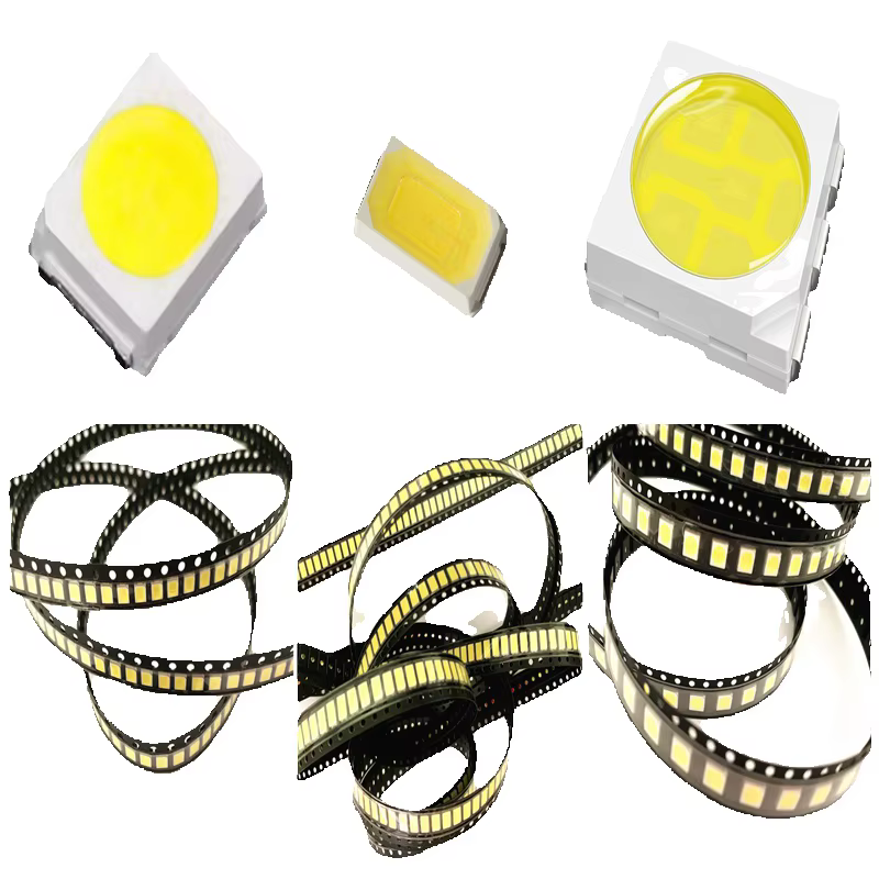 Diode électroluminescente SMD LED, rouge, jaune, vert, blanc, bleu, orange, 0603, 0805, 1206, 3528, 