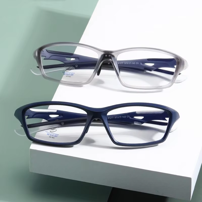 Lunettes de sport photochromiques TR90 pour myopie, unisexe, pour femmes et hommes, carrées, vue de 