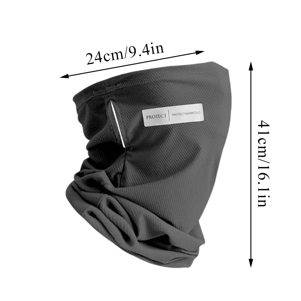Protection UV extérieure masque en soie glacée crème solaire couverture faciale enveloppement de cou
