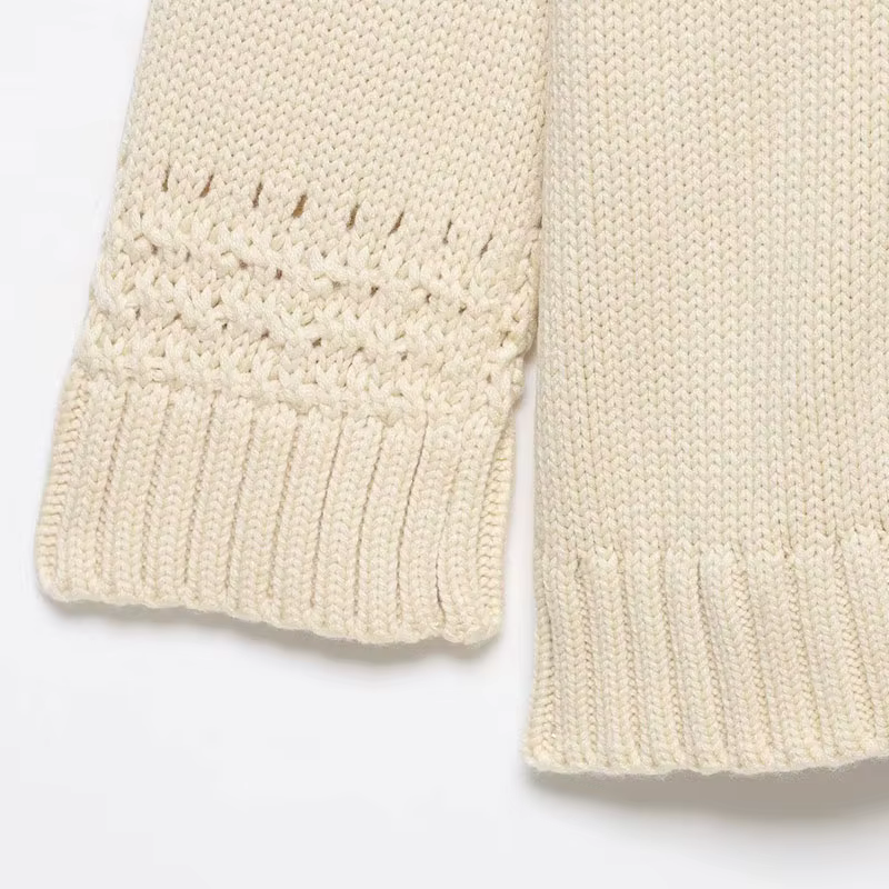 NLZGMSJ Cardigan Femme 2026 Printemps Épais Manches Longues Irrégulier à Nouer Ample Tricoté Manteau
