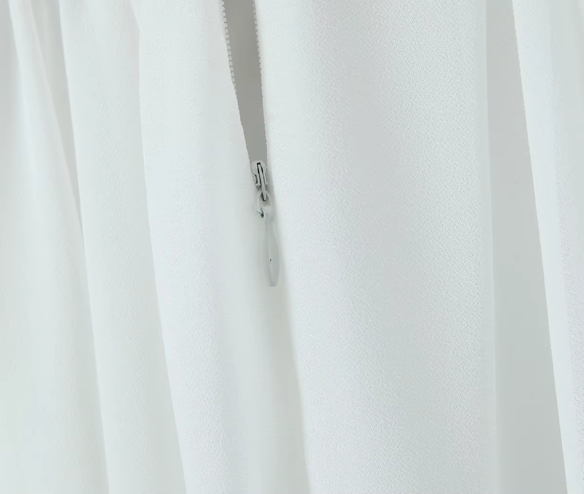 BO00-Robe courte à bretelles dos nu pour femmes, col rond, fermeture à glissière au dos, mini robes 