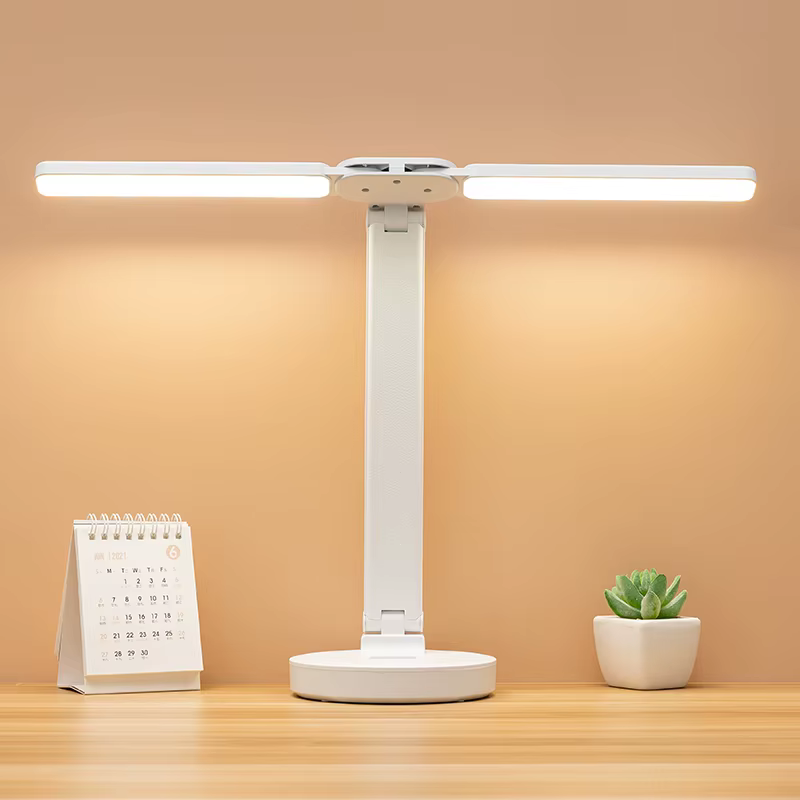 Lampe de bureau LED 3 niveaux Dimmable tactile veilleuse USB Rechargeable Protection des yeux lampe 