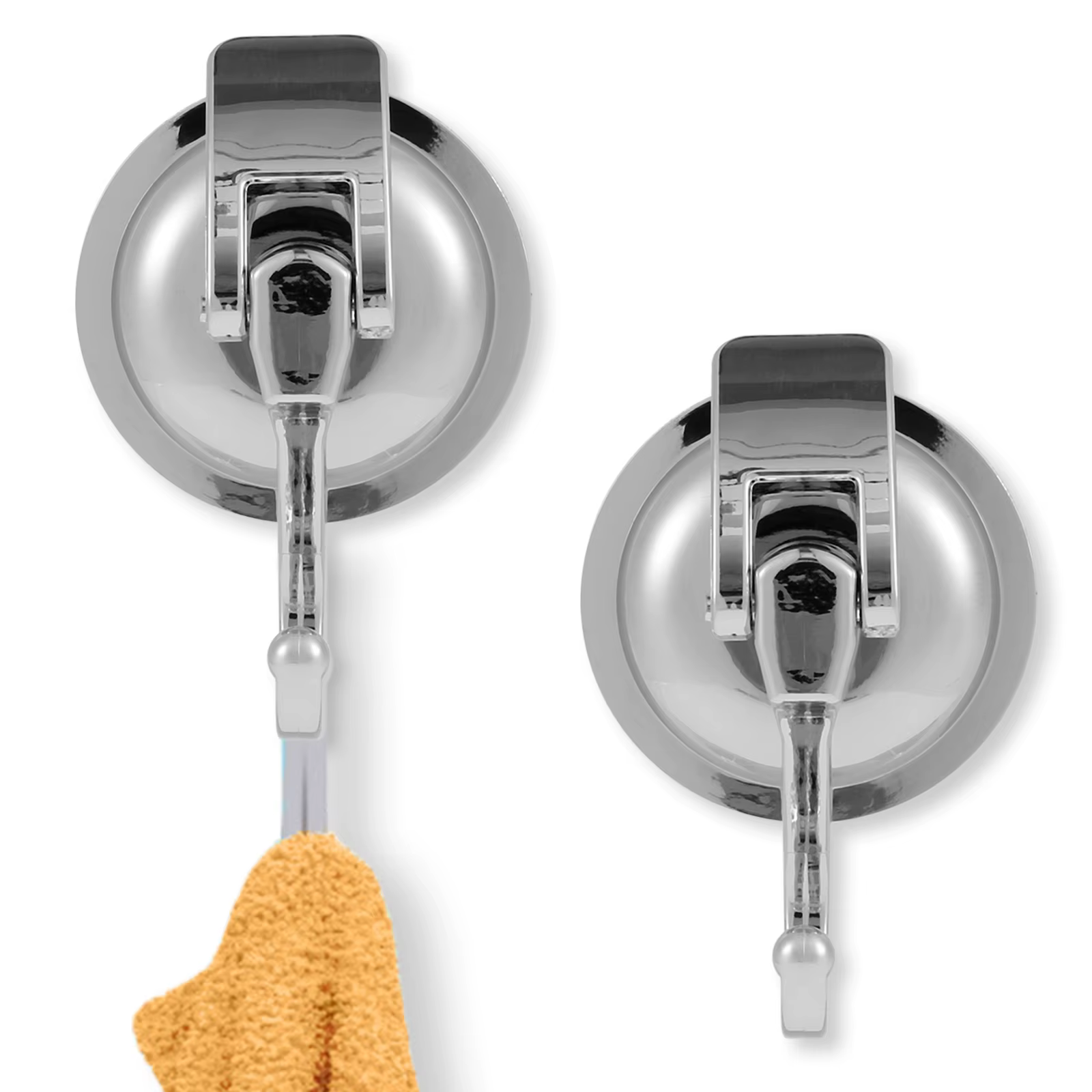 Crochets à ventouse pour douche, 2 pièces, crochets de douche sous vide robustes pour douche intérie