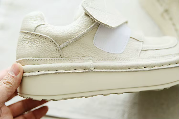 Careaymade-Chaussures à muffins en cuir véritable pour femmes, chaussures simples littéraires, moche