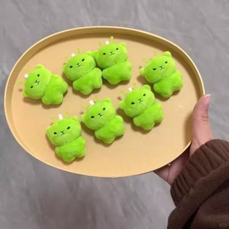 Nouveau Mini chat Alien invasion terre pendentif de poupée fait à la main Super doux mignon sac acce