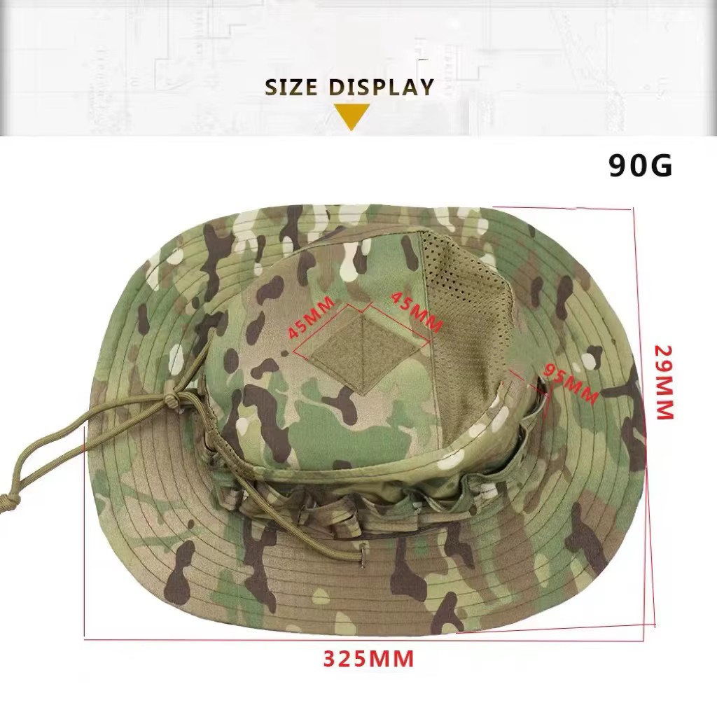 Casquette Bonnie à poche carrée pour passionnés tactiques, seau d'extérieur, chapeaux Benny, Multica
