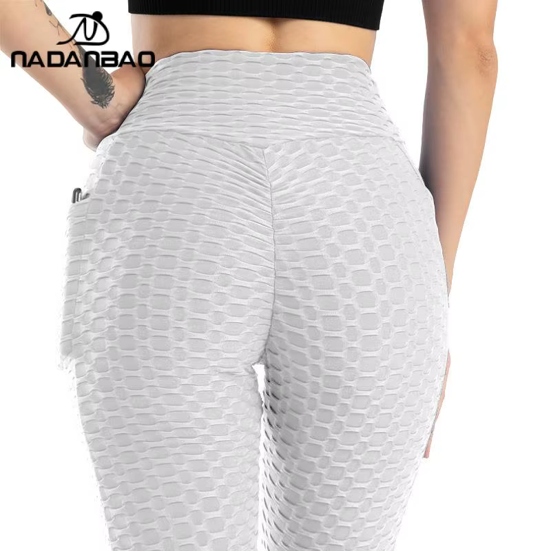 Nadanbao-Pantalon de Survêtement Solide pour Femmes, Collants Fallow, Taille Haute, Pantalon d'Entra