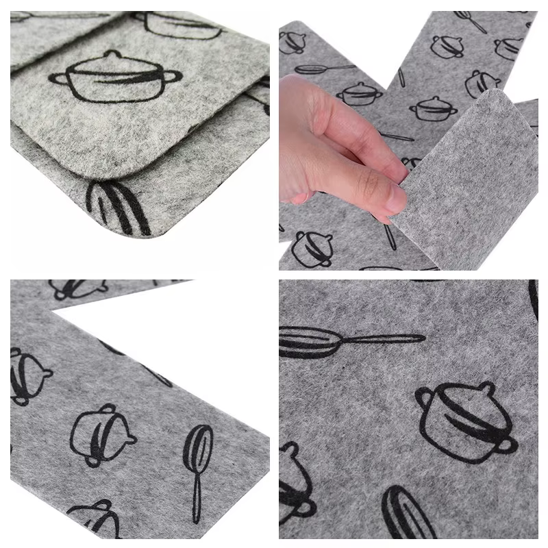 Protection antiadhésive pour poêle, 38x38cm, tampons de séparation pour éviter les rayures, séparer 