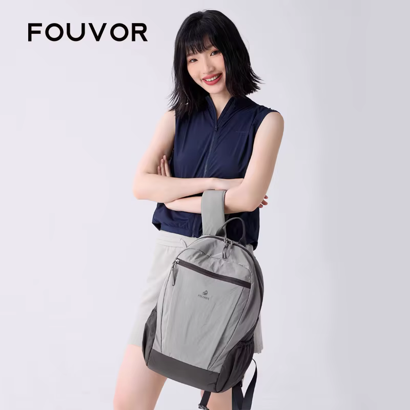 Sac à dos léger pour femme Fouvor, grande capacité, color-block, mode, voyage en plein air, sport, s